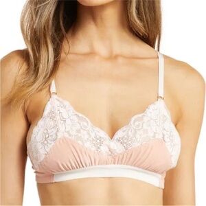 🪴FREE PEOPLE We Are HAH Lace Trim Soft Cup Lounge Bralette